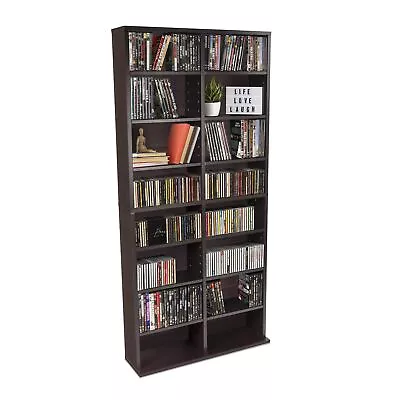 Atlantic Oskar Adjustable Media Cabinet - Holds 464 CDs 228 DVDs Or 276 Blu-... • $75.19