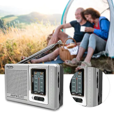 FM World Receiver Telescopic Antenna Mini Portable Pocket AM FM Radio  • $11.86