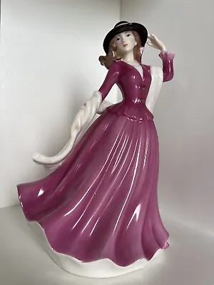 Vintage Ceramic Musical Lady Figurines Leonardo Collection 8  X6   756g • £29.99