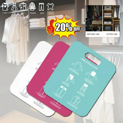 Household T-Shirt Folding Board Folder Clothes Large Fast Organizer Access PP • £5.27