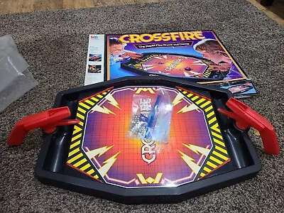Crossfire Rapid Fire Game Milton Bradley 1994 Vintage Complete FreeShipp • $60