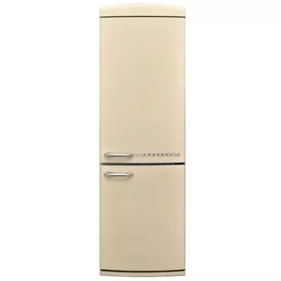 Zanussi ZNME32EM1 Fridge Freezer Retro Frost Free Cream GRADE A • £599.99