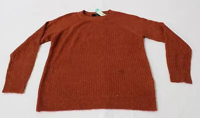 Vero Moda Women's Leroya Crew Neck Pullover Sweater DM9 Burnt Orange Size XL NWT • $8.47