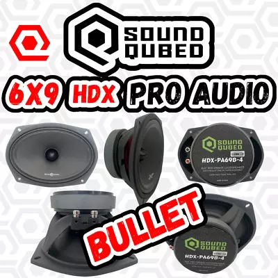 Soundqubed Pro Audio HDX-PA69B 6x9  Competition Car Audio Speaker 700watt MAX • $82.95