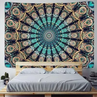 Indian Mandala Wall Hanging Tapestry Hippie Bohemian Poster Room Decor Bedspread • $7.99