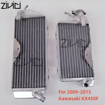 Aluminum Radiator For 2009-2015 Kawasaki KX450F KX 450F 2010 2011 2012 2013 2014 • $45.27