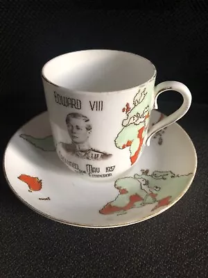 £29.95 • Buy Rare 1937 Edward VIII King & Emperor Coronation Cup & Saucer