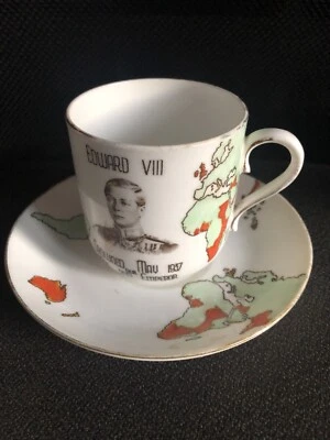 £29.95 • Buy Rare 1937 Edward VIII King & Emperor Coronation Cup & Saucer