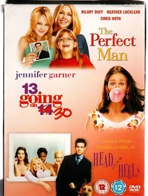 The Perfect Man / 13 Going On 30 / Head Over Heels (triple DVD 2008) • £3.49