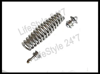 BSA M20 M21 Fork Girder Spring Chrome With Top & Bottom Fitting Nuts • $171.23