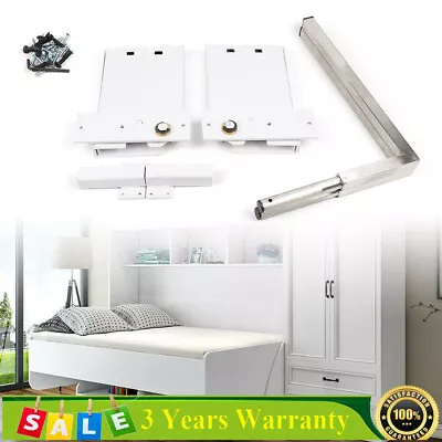 Murphy Wall Bed Spring Mechanism Hardware White Kit Horizontal Vertical Twin Bed • $71.82