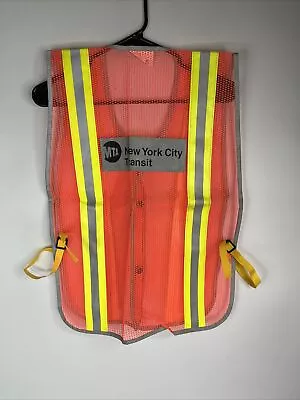 MTA New York City Transit Safety Vest Subway Bus Collectible Discontinued • $99.99