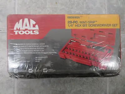 Mac Tools- SBD29SA 29-PC. Mac-Grip 1/4  Hex Bit Driver Set • $62.95