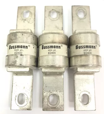 £19.99 • Buy BUSSMANN 400Amp HRC Fuse ED400 GG BS88 415vAC 80kA 111mm