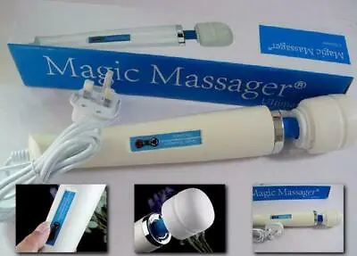 30 SPEED Magic Wand Full Body Powerful Massager Hitachi Motor With UK PLUG • £18.98