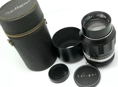 Pentax M42 Screw Mount SOLIGOR 135mm F/3.5 Lens Made In Japan • $69