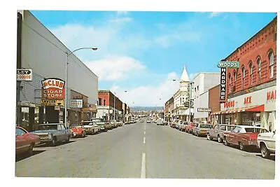 Vintage Postcard Ellensburg Washington Downtown Street Ektachrome • $4.50