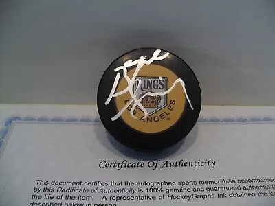 Butch Goring Autographed Signed Los Angeles Kings Puck COA - Kings Vintage Logo • $36.99