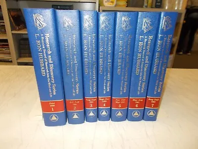 L. Ron Hubbard- Research And Discovery Series Vol. 1-7 (1980) HB/GC • $205