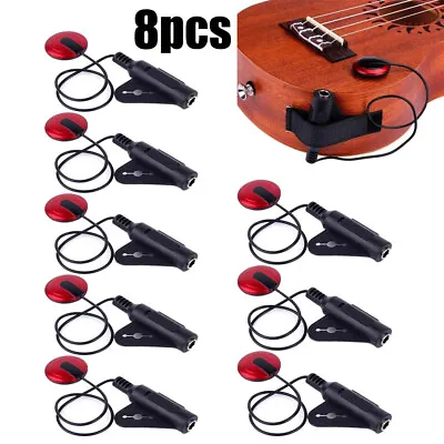 8pcs Piezo Contact Microphone Mic Pickup For Guitar Violin Banjo Mandolin USA • $26.79