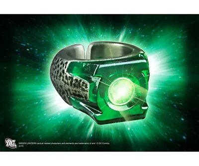 Green Lantern Light Up Ring Ring By Noble Collection NN5133 • £17.49