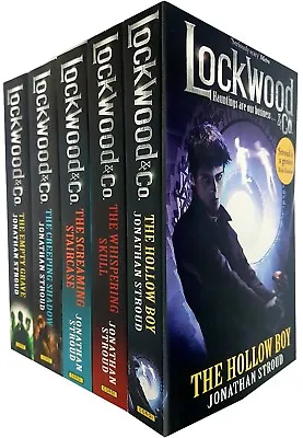 £19.95 • Buy Jonathan Stroud Lockwood And Co Series 5 Books Collection Set ScreamingStaircase