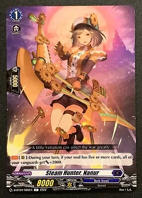 Steam Hunter Nanur | D-BT04/080EN C | Cardfight Vanguard: Overdress TCG • £0.99