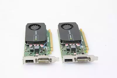 2x Nvidia Quadro 600 Video Graphic Card 1gb Pci-e Dual Display.tested. Sku218018 • $22.22