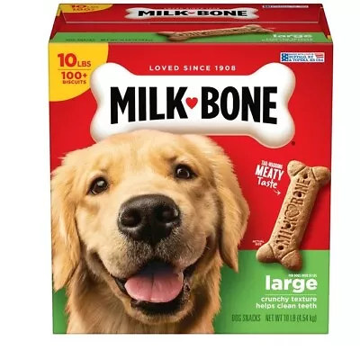 Milk-Bone Original Dog Biscuits Large Crunchy Dog Treats 10 Lbs. • $21.50