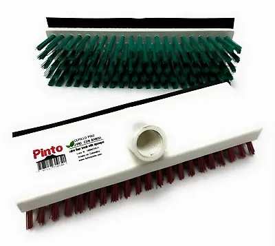 $9.95 • Buy Pinto Zafiro Hard Floor Scrubber Cleaning Brush W/Rubber Squeegee (NO HANDLE)