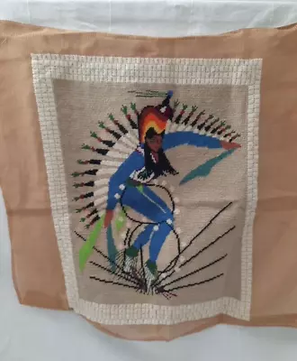 Fabulous Madeira  Creations ~ Native Tribal Dancer~ Needlepoint Nearly Completed • $39.95