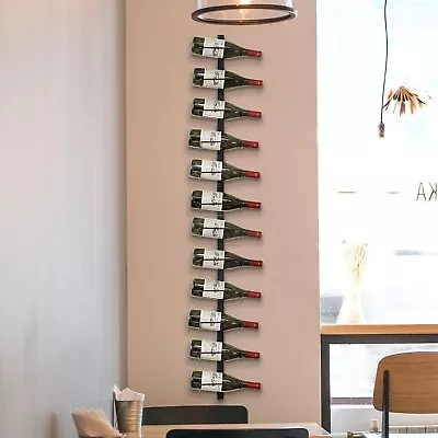 Wall Wine Rack For 12 Wine Bottles DIY Detachable Wine Storage Organizer • $38.69