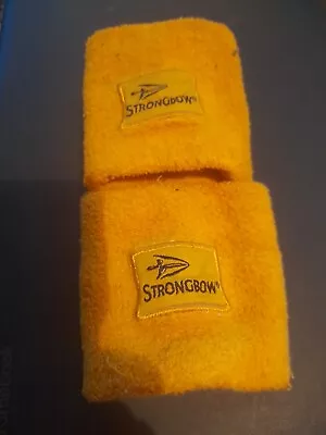 Vintage Retro 1970s / 1980s Strongbow Cider Sweatbands  Wristbands .  • £3.99