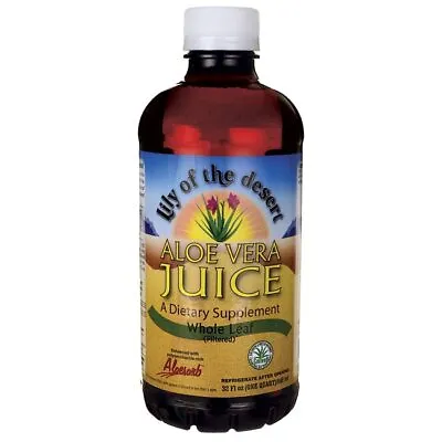 Lily Of The Desert Aloe Vera Juice - Whole Leaf (Filtered) 32 Fl Oz Liq • $13.26