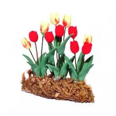 Miniature Dollhouse 1:12 Scale Bed Of Tulips - D4132 • $9.85