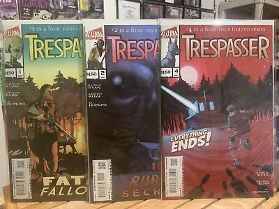 $99 • Buy Trespasser #1, 2, 4 Set Alterna Comics Optioned