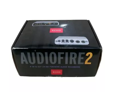 Echo Audiofire 2 [4 In 6 Out 24 96 Firewire Audio Recording] Nib New • $80