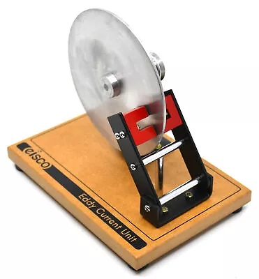 Malvern Eddy Current Unit - Energy Transfer Apparatus - Wood Base - Eisco Labs • $48.99