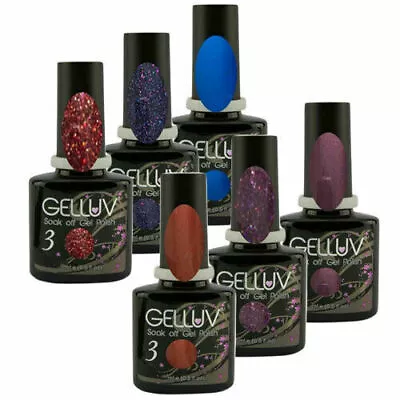 GELLUV Soak Off Gel NAIL POLISH 8ml - All Collections Of GELLUV  • £6.90