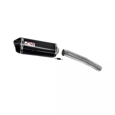 Yamaha R6 1999 2002 99 02 Exhaust Slip On SIL Oval Short Carbon Carbon Cap • $682.94