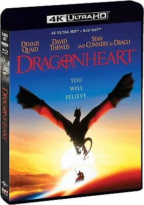 Dragonheart (1996) - 4K UHD Blu-ray - New & Sealed *Fast Delivery* • £31.99