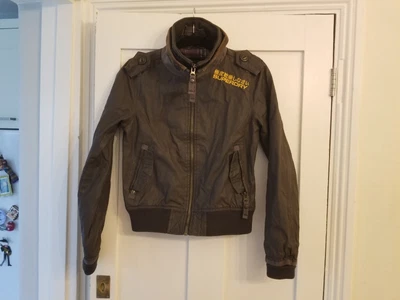 £19.99 • Buy Superdry Safari Wax Harrington Waxed Jacket - Size Small