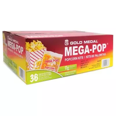 Gold Medal Mega Pop Popcorn Kit (6 Oz. Kit 36 Ct.) • $71.30