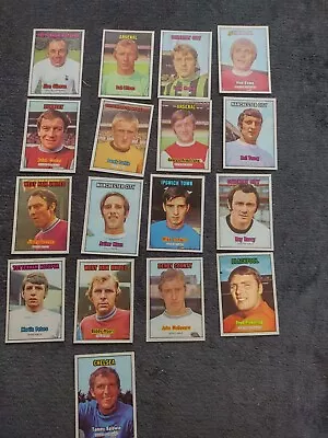 17 Different A & BC Football Cards From Rarer Orange Backs 1970 3rd Series. VGC • £4.99