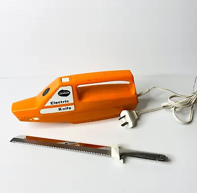 Vintage Retro Sunbeam Electric Knife Orange Model EK-A 1970s Made In Japan • $19.99