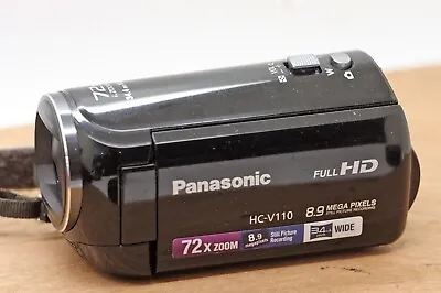 Panasonic HC-V110 Full HD Camcorder 48x Optical Zoom (DLxxx160x) • £89.99