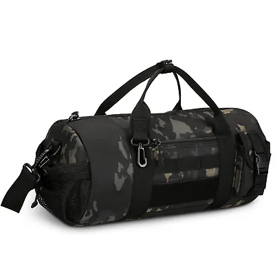 HUNTVP Tactical Duffle MOLLE Handbag Gear Military Travel Carry On Shoulder Bag • $22.58
