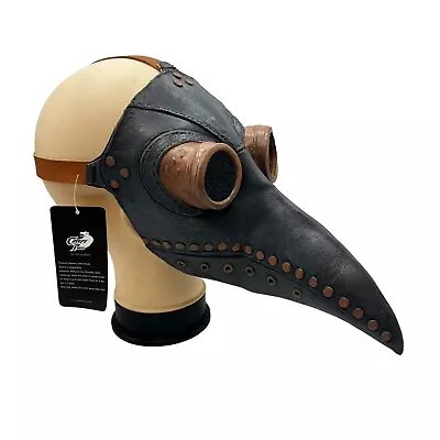 Plague Doctor Mask Birds Mouth Long Nose Beak Natural Latex Steampunk Halloween • $13.95