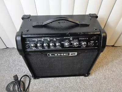 LINE 6 SPIDER IV 15 WATT 1X8  Guitar Modeling Amp • $50