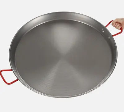 Authentic Spanish Polished Steel PAELLA PAN - Garcima Spain UK Stock  70cm • £45.85